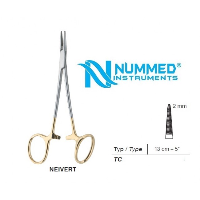Neivert Needle Holder,13 cm,TC Neivert Needle Holder,13 cm,TC